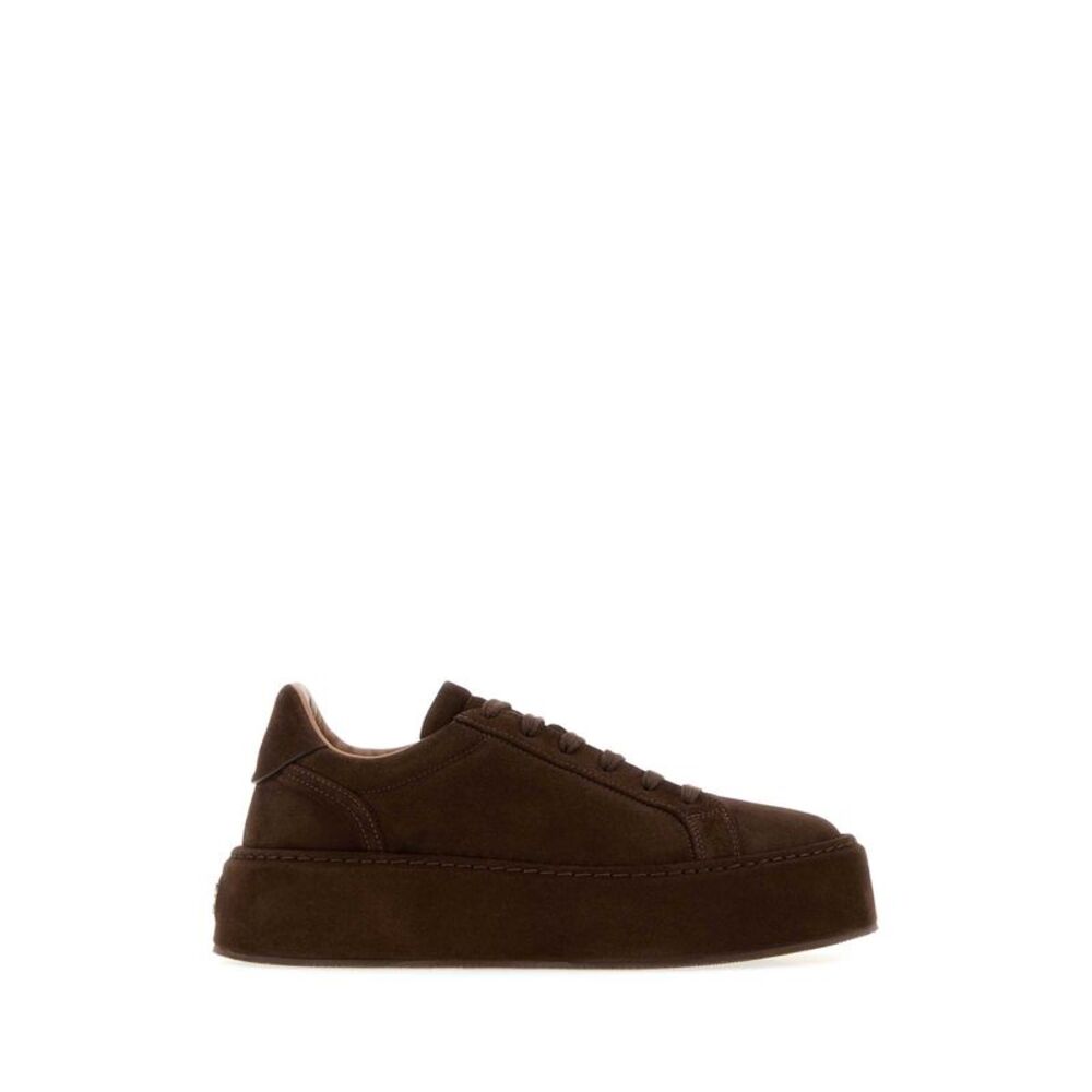 Casadei Women Brown Suede Sneakers